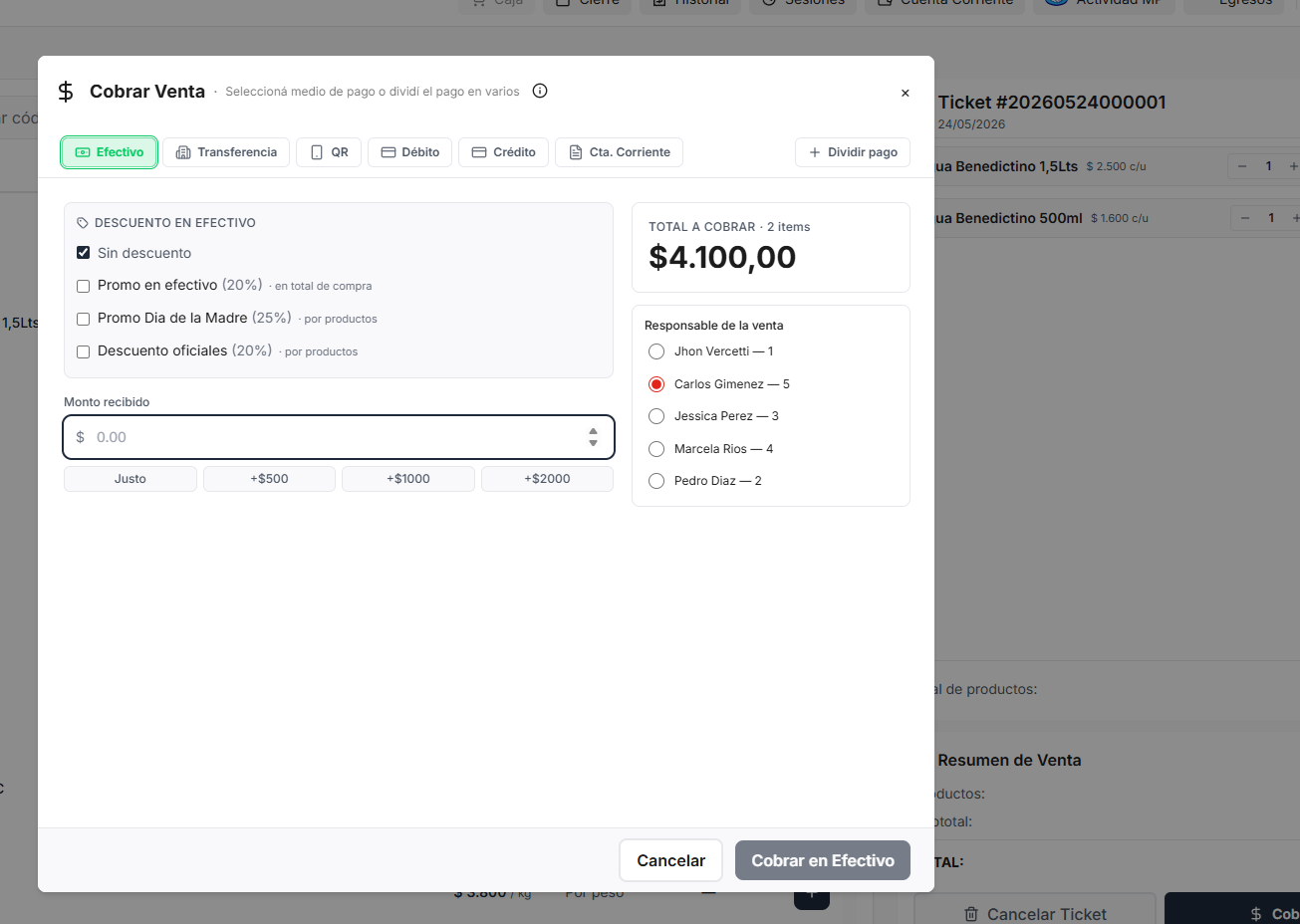 SoftwareCaja — ERP y punto de venta — captura 1